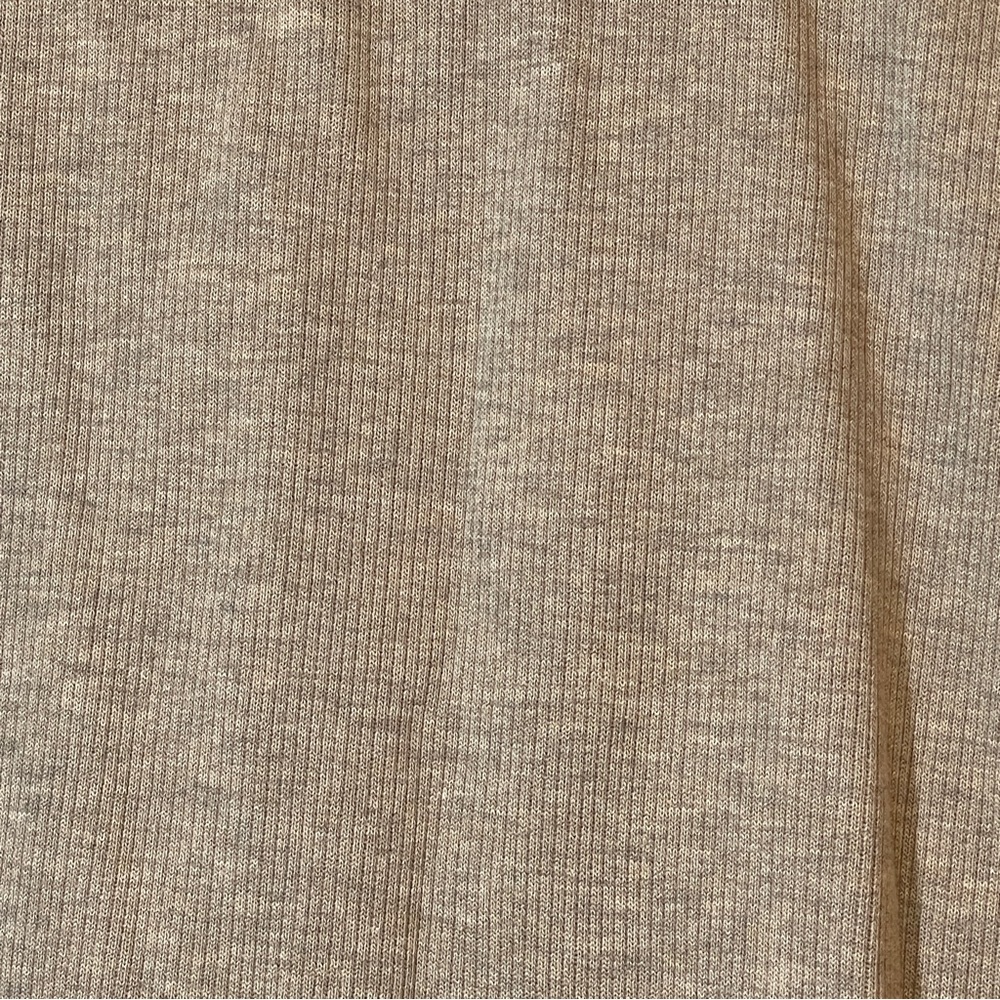 LL Bean 1/4 Zip Pullover Tan Heather Size Large - Picture 4 of 4